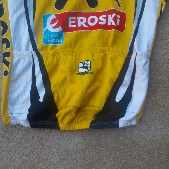 ONCE Thermal Team Jersey By Giordana, Made In Italy, FREE MATCHING TACX BOTTLE! - Picture 7 of 14